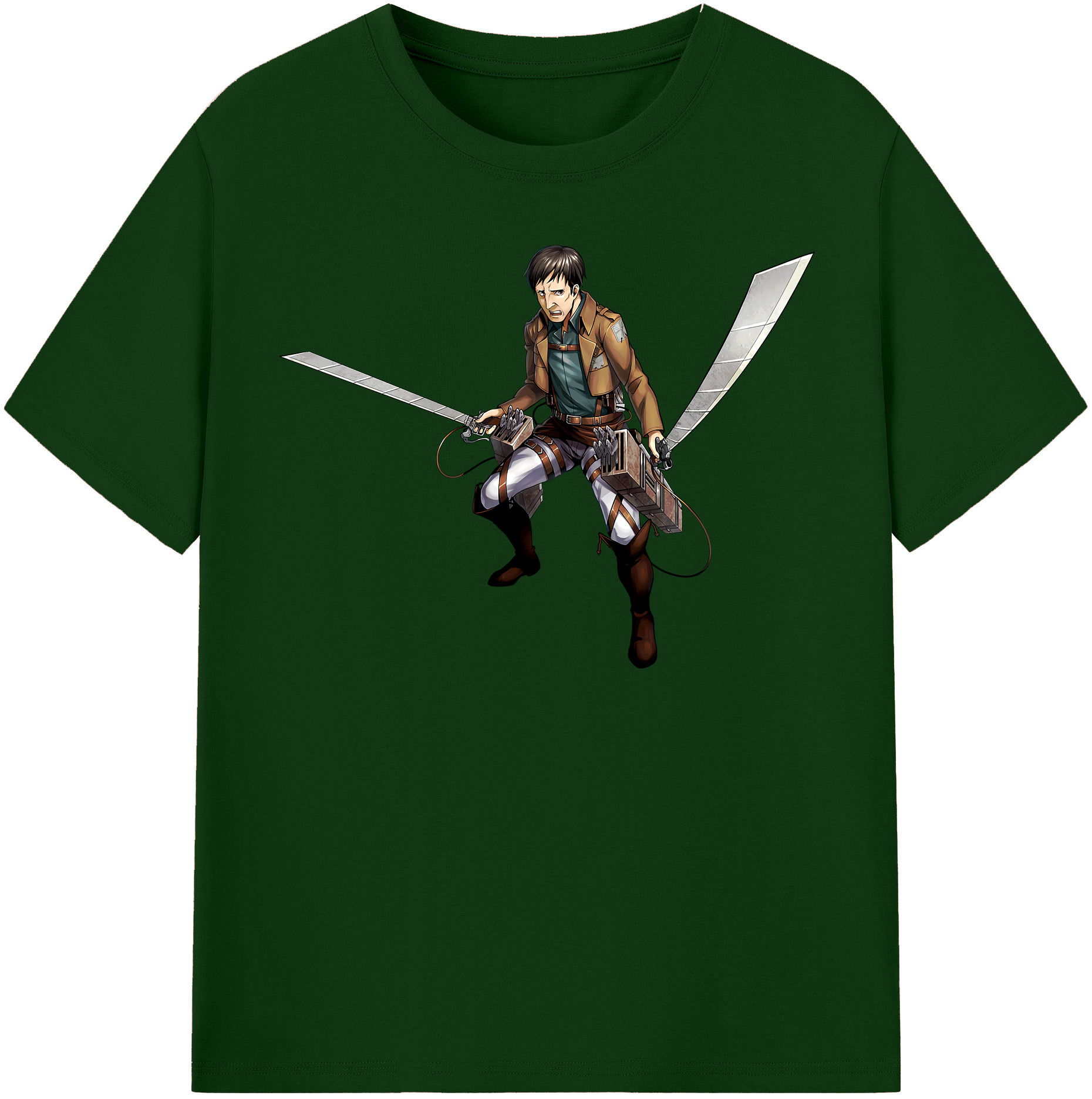 （画像用） 進撃の巨人 Attack on Titan 綿100％半袖Tシャツ（フロントプリント）
